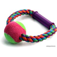 Игрушка для собак Triol Веревка-кольцо с ручкой, мяч 12111027