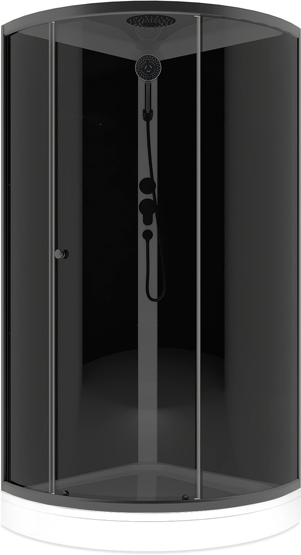 

Душевая кабина Domani-Spa Simple 99 V1.2 90х90 Black Accents (черный/прозрачное стекло)