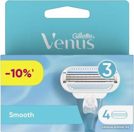Сменные кассеты для бритья Gillette Venus Smooth (4 шт) 3014260262709