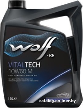 Моторное масло Wolf VitalTech 10W-60 M 5л