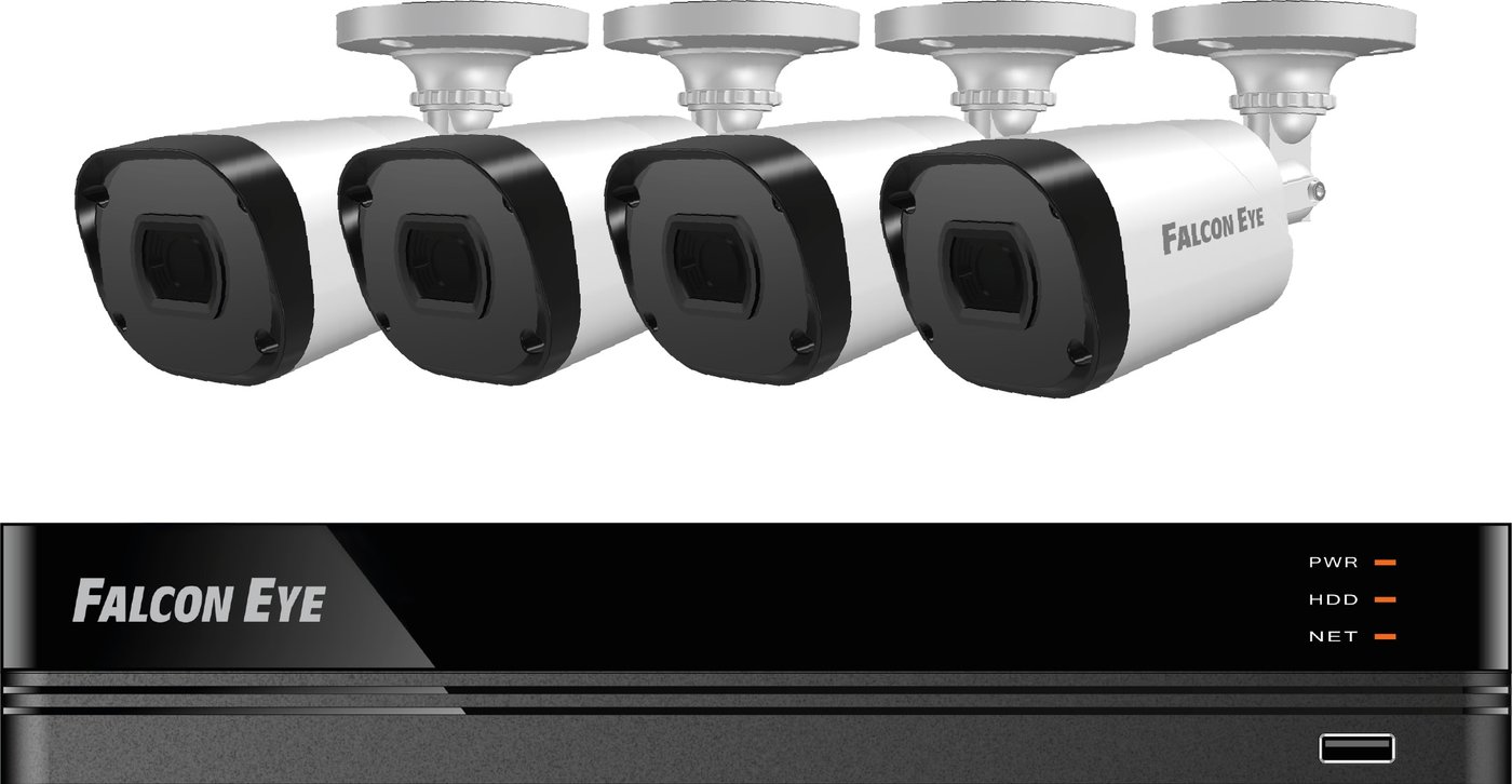 

Комплект видеонаблюдения Falcon Eye FE-104MHD Kit Дача Smart