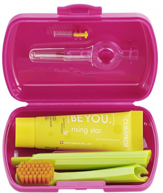 

Набор Curaprox Be You Travel Set Red (красный)