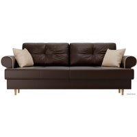 Диван Лига диванов Сплин 101691 (экокожа, коричневый)