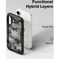 Чехол для телефона Ringke Fusion X для iPhone 17 Camo Black
