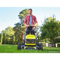 Газонокосилка Ryobi RY18LMX46A-250 (с 2-мя АКБ 5 Ач)
