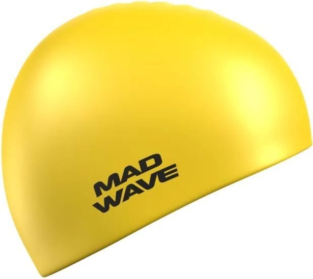 

Шапочка для плавания Mad Wave Intensive (желтый)