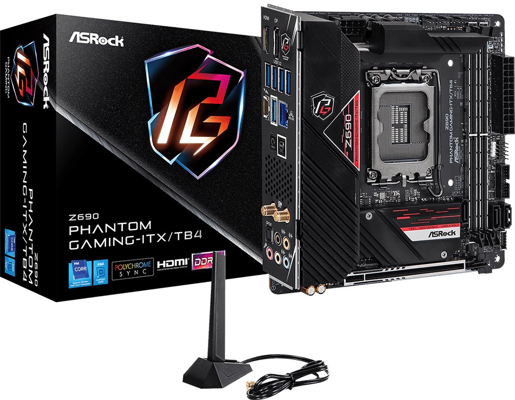 

Материнская плата ASRock Z690 Phantom Gaming-ITX/TB4