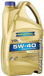 Моторное масло Ravenol VDL 5W-40 4л