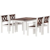 Обеденная группа Sundays Ф-183 1/4 (орех/белый)