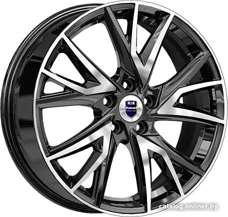 Литые диски K&K КС1054 18x6.5 5x108мм DIA 60.1мм ET 33мм Алмаз черный