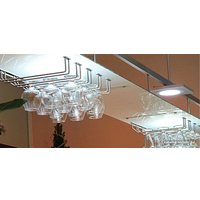 Держатель бокалов Lemax четырехрядный (хром)