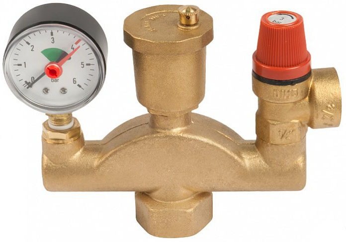 

Фитинг Unipump Группа безопасности котла 1" - 1/2"