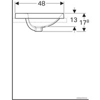 Умывальник Geberit VariForm 500.725.01.2