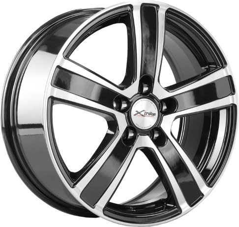 

Литые диски X'trike X-108 16x7" 5x114.3мм DIA 67.1мм ET 35мм BK/FP