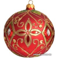 Елочная игрушка Орбитал Шар Д-323 200-061-2 (8см, красный матовый)