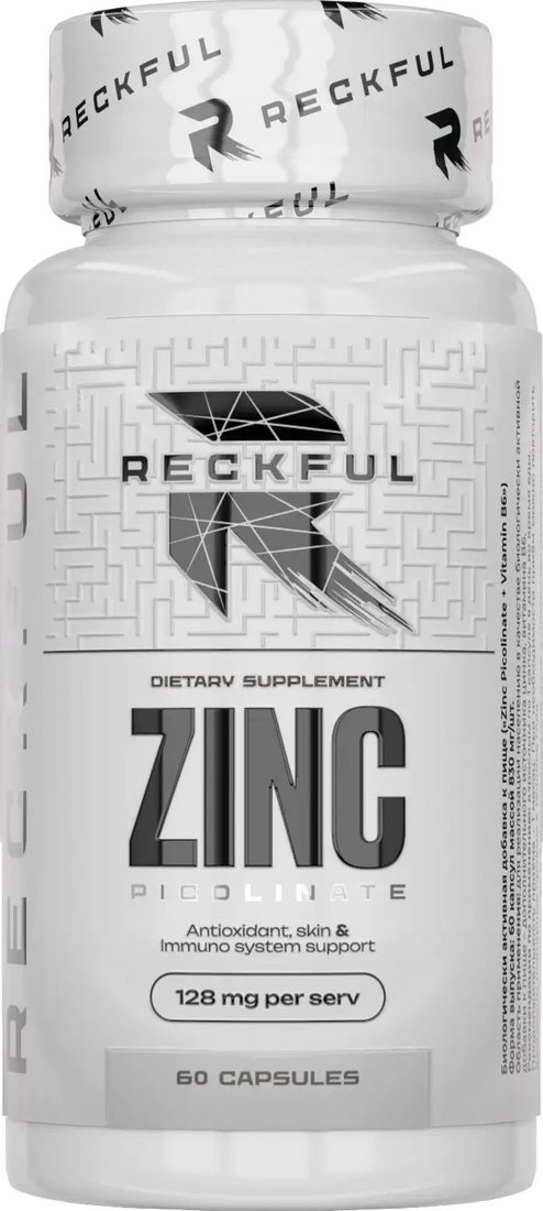 

БАД Reckful Zinc picolinate (60 капсул)