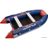 Моторно-гребная лодка Roger Boat Hunter 3000 (без киля, синий/красный)