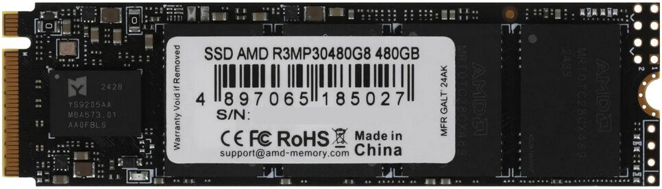 SSD AMD Radeon R3 480GB R3MP30480G8