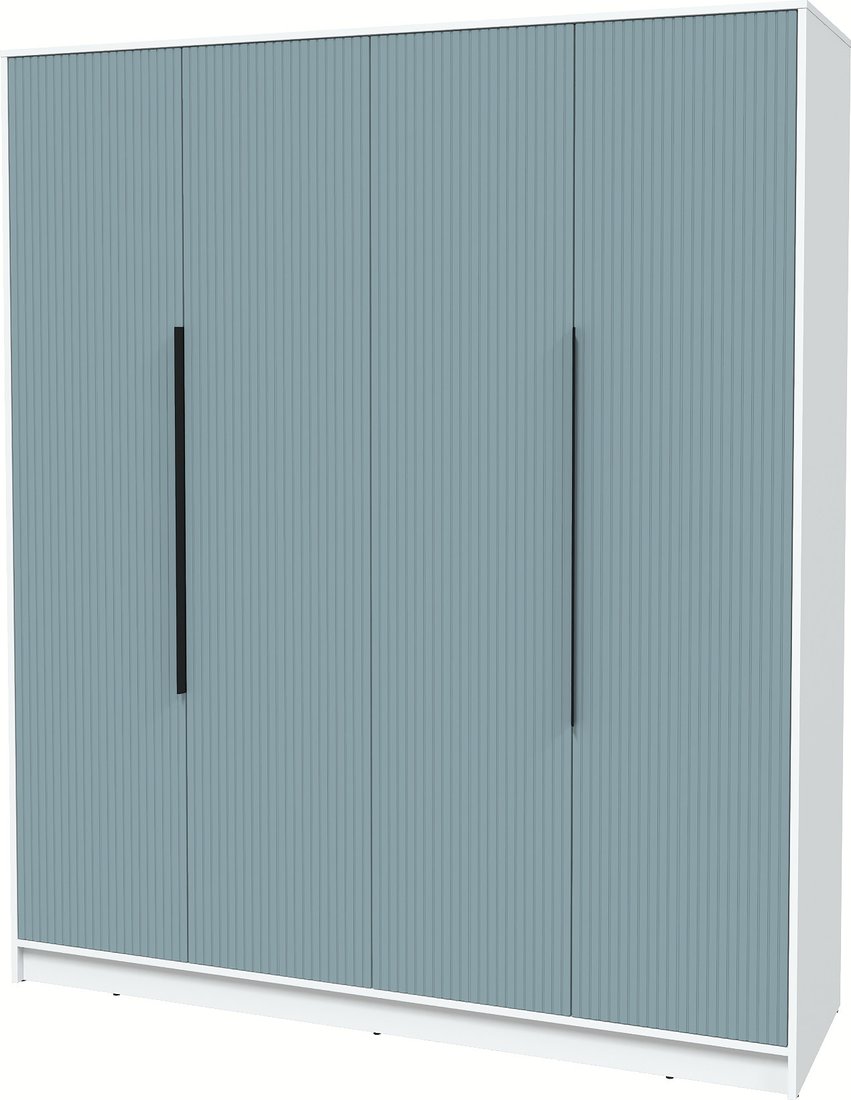 

Шкаф распашной Интерлиния Концепт Лайн КТ-Ш4 (белый платинум/океан)