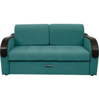 Диван Сириус Лидер-1 НПБ 185x110 (Eva 28 велюр зеленый)