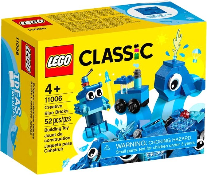 

Набор деталей LEGO Classic 11006 Синий набор для конструирования
