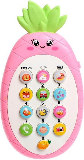 

Музыкальная игрушка Zabiaka Ананасик 5148885 (розовый)