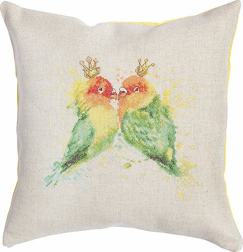 

Набор для вышивания Luca-S Подушка Попугаи PB145