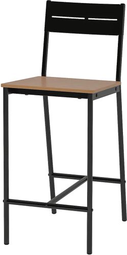 Стул Ikea Сандсберг 505.146.53 (черный/коричневая морилка)