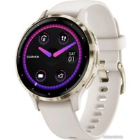 Умные часы Garmin Venu 3S (слоновая кость, с силиконовым ремешком)