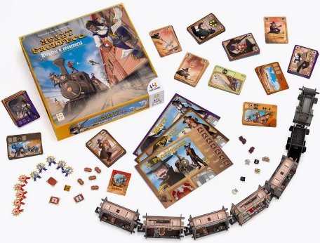 Настольная игра Стиль Жизни Кольт Экспресс: Курьеры и бронепоезд (дополнение)