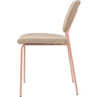 Стул Stool Group Gigi DRC-9155 (коричневый/ножки розовые)