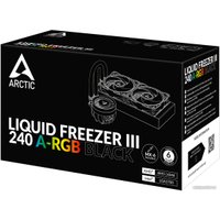 Система жидкостного охлаждения для процессора Arctic Liquid Freezer III 240 A-RGB Black ACFRE00142A