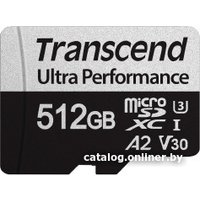 Карта памяти Transcend microSDXC 340S 512GB (с адаптером)