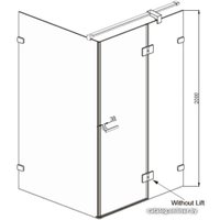 Душевой уголок Ambassador Abner 10011103R 120х80