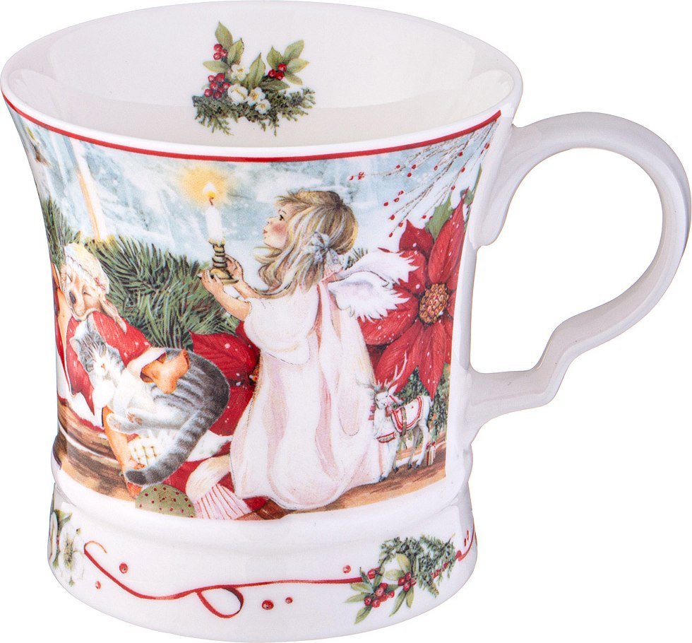 

Кружка Lefard Christmas Пуансеттия 417-104