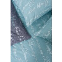 1.5-спальный комплект постельного белья Milanika Письмо 1.5сп (поплин)