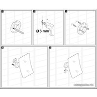 Косметическое зеркало Wasserkraft K-1001 (черный)