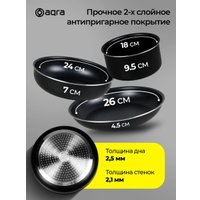 Набор сковород AQRA FP1-2