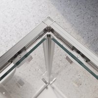 Душевой уголок BelBagno LUCE-AH-21-125/80-C-Cr