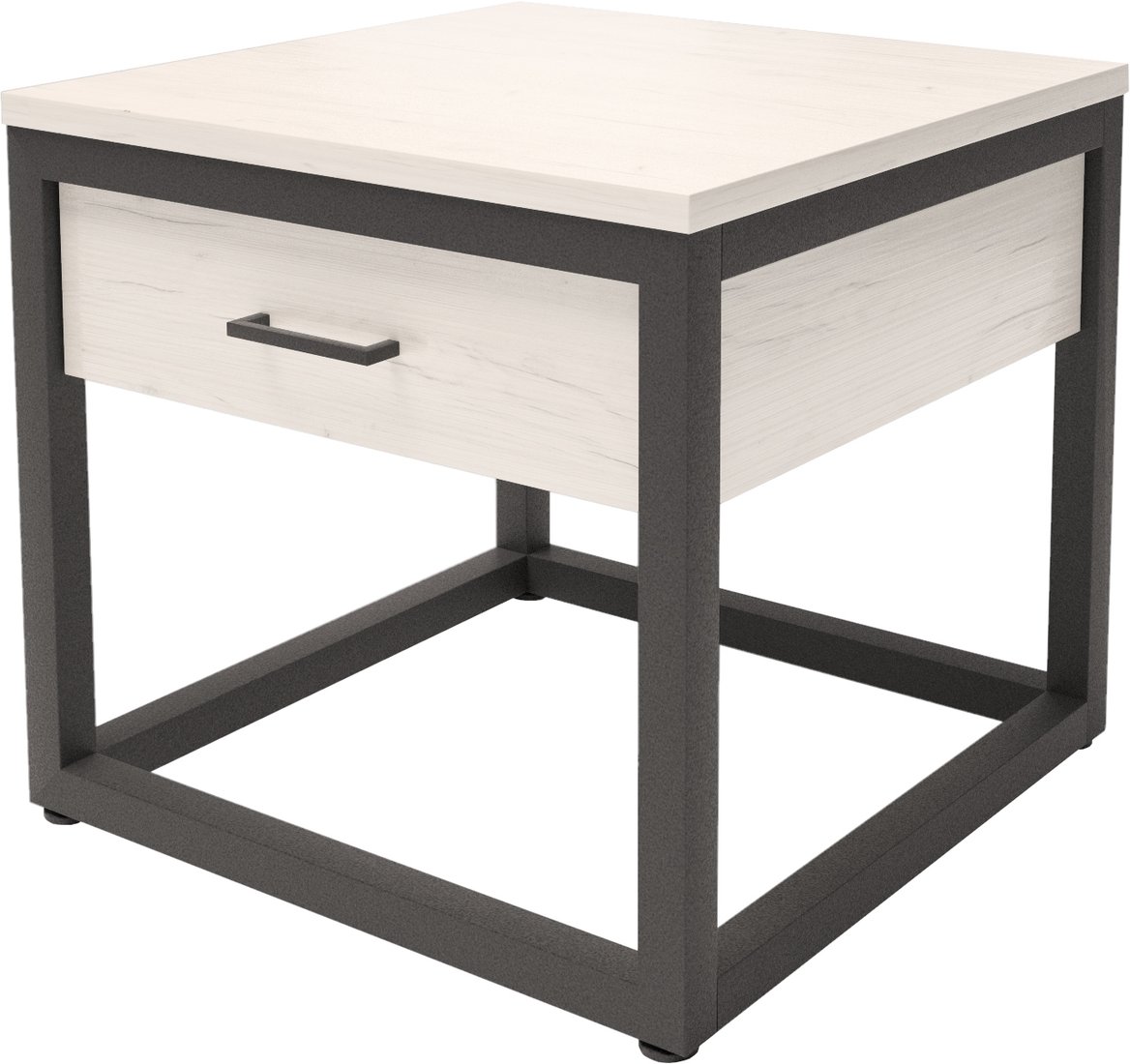 

Тумба Millwood Neo Loft TM1 Л (дуб белый Craft-металл черный)