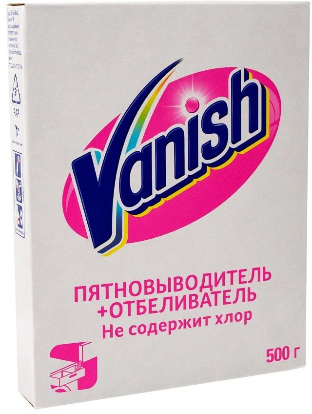 

Пятновыводитель Vanish отбеливатель 500 г