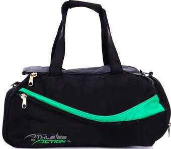 Дорожная сумка Capline 8 (черный/зеленый)