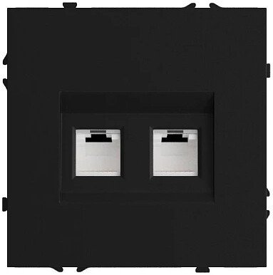 Розетка компьютерная Forkel F70 19654 (черный)