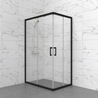 Душевой уголок Triton Фикс-Блэк 120х90 (без поддона)