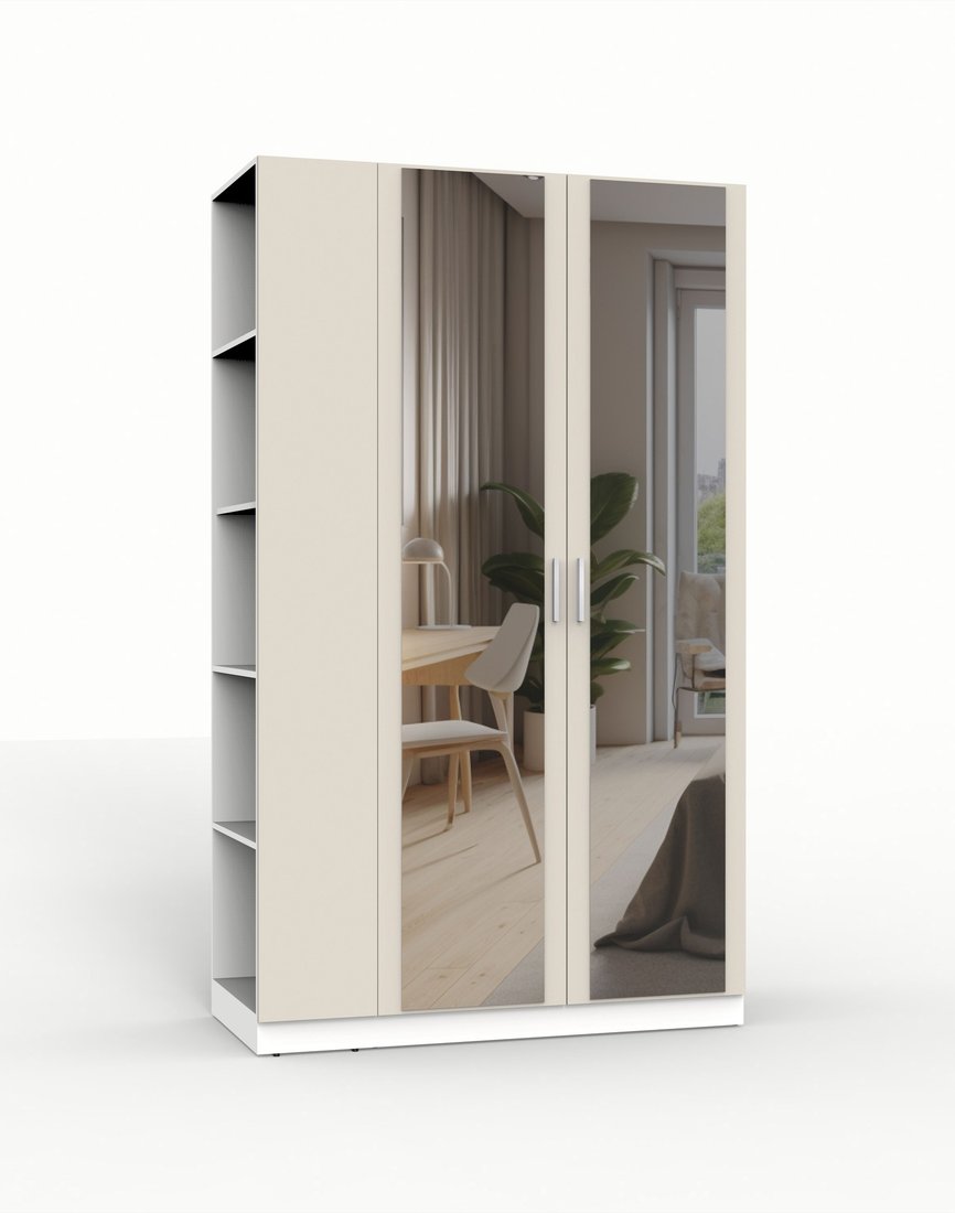 

Шкаф распашной Интермебель Марсель-18 МР 01-18 (кашемир)