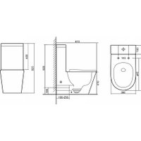 Унитаз напольный Grado GD-3203R