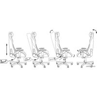 Игровое (геймерское) кресло Knight Neon (черный/желтый) в Пинске