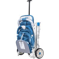 Коляска прогулочная «книга» Farfello Comfy Go CG-102 (голубой/яркий белый)