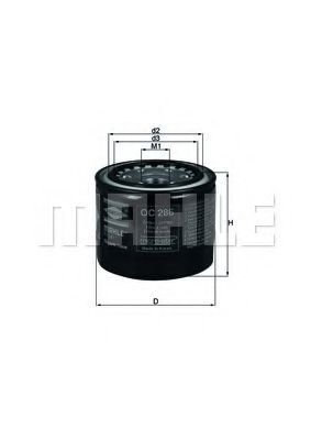 

Масляный фильтр Mahle Knecht OC286
