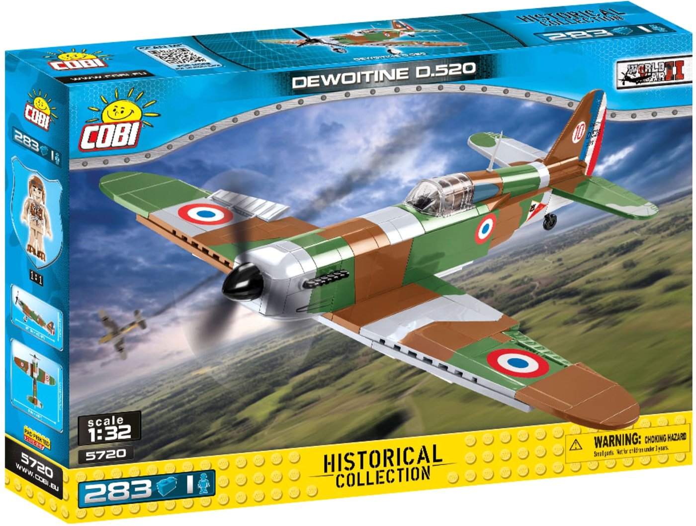 

Конструктор Cobi World War II 5720 Dewoitine D.520